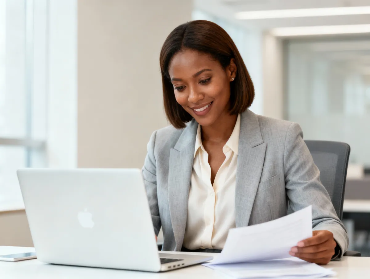 Rita em reunião de negócios