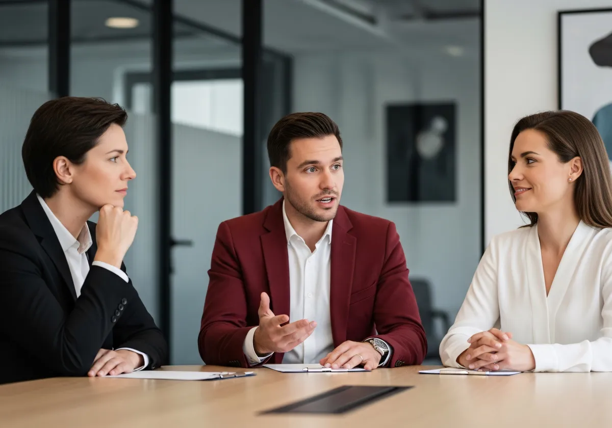 Pedro gestor em reunião